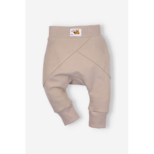 Spodnie niemowlęce z bawełny organicznej dla chłopca ze sklepu 5.10.15 w kategorii Spodnie i półśpiochy - zdjęcie 169692576