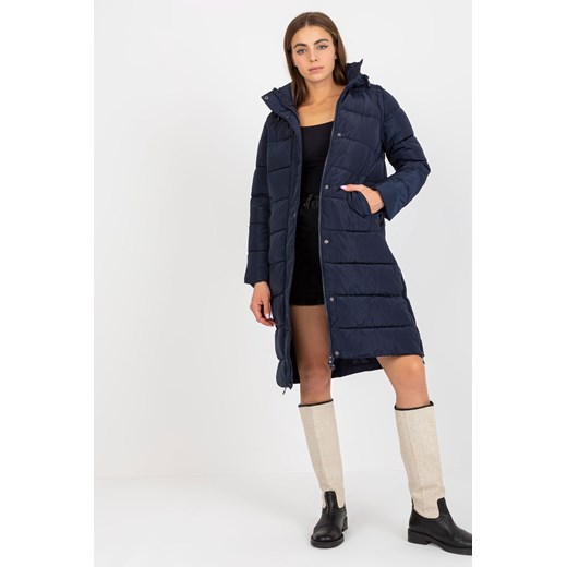 Granatowa kurtka zimowa 2w1 z odpinanymi rękawami ze sklepu 5.10.15 w kategorii Kurtki damskie - zdjęcie 169692656