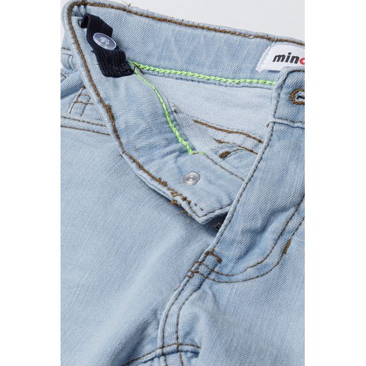 Jasnoniebieskie spodnie jeansowe niemowlęce regular Minoti 80/86 wyprzedaż 5.10.15
