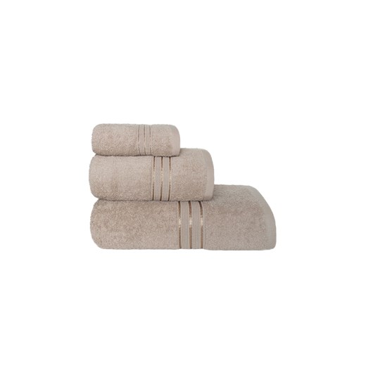 Ręcznik rondo 30x50 frotte beżowy 500g. baw. ze sklepu 5.10.15 w kategorii Ręczniki - zdjęcie 169692718