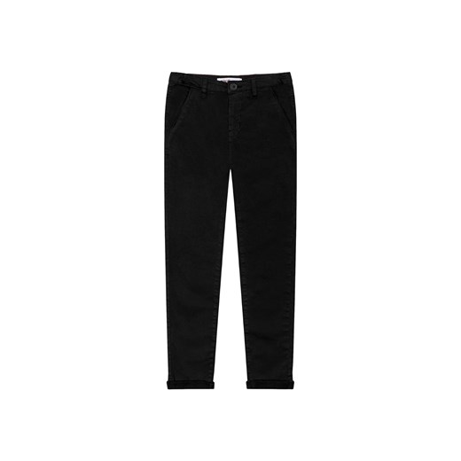 Czarne spodnie typu chinosy dla chłopca Minoti 98/104 5.10.15
