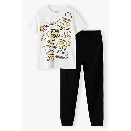 Dzianinowa piżama dla chłopca - Grafiti ze sklepu 5.10.15 w kategorii Piżamy dziecięce - zdjęcie 169693235
