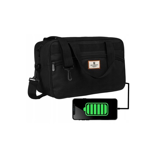 Torba na bagaż podręczny do samolotu — Peterson unisex z portem USB ze sklepu 5.10.15 w kategorii Torby podróżne - zdjęcie 169693659