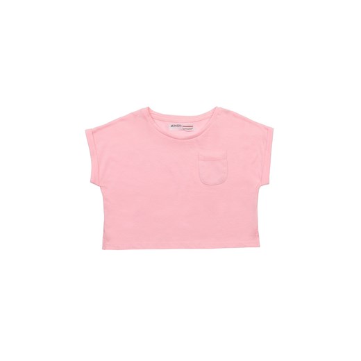 Top dziewczęcy bawełniany różowy ze sklepu 5.10.15 w kategorii Bluzki dziewczęce - zdjęcie 169693997