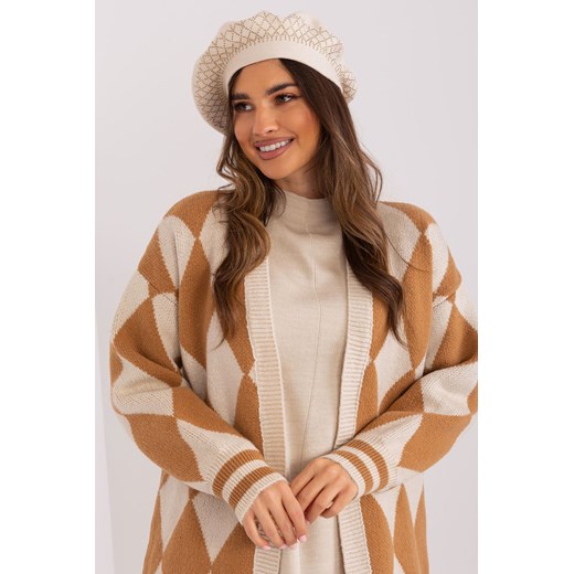 Jasnobeżowy beret damski ze sklepu 5.10.15 w kategorii Czapki zimowe damskie - zdjęcie 169694169