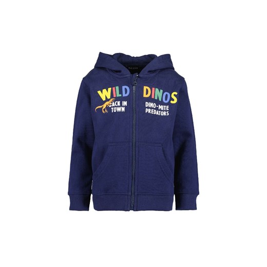 Dresowa bluza dla chłopca - granatowa Dino ze sklepu 5.10.15 w kategorii Bluzy chłopięce - zdjęcie 169694939