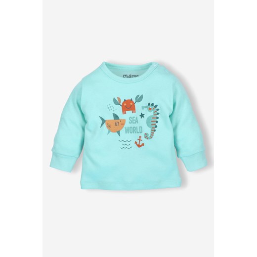 Bluzka niemowlęca z bawełny organicznej dla chłopca ze sklepu 5.10.15 w kategorii Kaftaniki i bluzki - zdjęcie 169695487