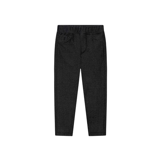 Czarne spodnie typu jegginsy dla niemowlaka ze sklepu 5.10.15 w kategorii Spodnie i półśpiochy - zdjęcie 169695717