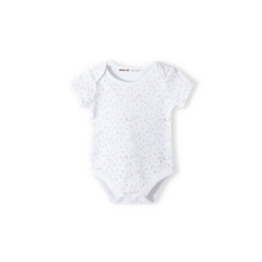 Body bawełniane niemowlęce 3-pak z krótkim rękawem Minoti 56/62 5.10.15