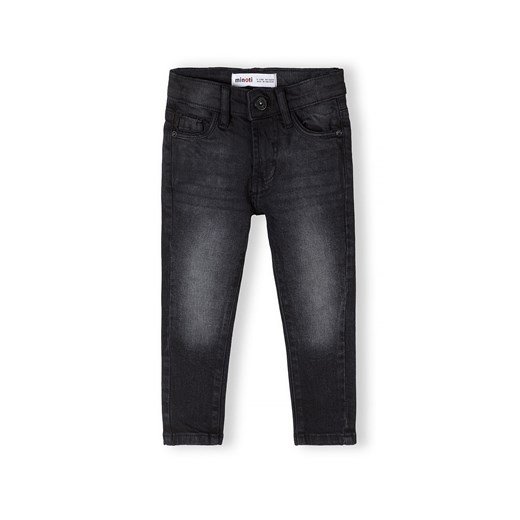 Czarne spodnie jeansowe chłopięce typu skinny Minoti 104/110 5.10.15