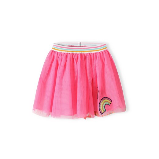 Różowa spódnica krótka dziewczęca z cekinami ze sklepu 5.10.15 w kategorii Spódnice - zdjęcie 169697205