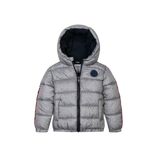 Pikowana kurtka ocieplana z kapturem i lamówkami dla chłopca ze sklepu 5.10.15 w kategorii Kurtki chłopięce - zdjęcie 169697377