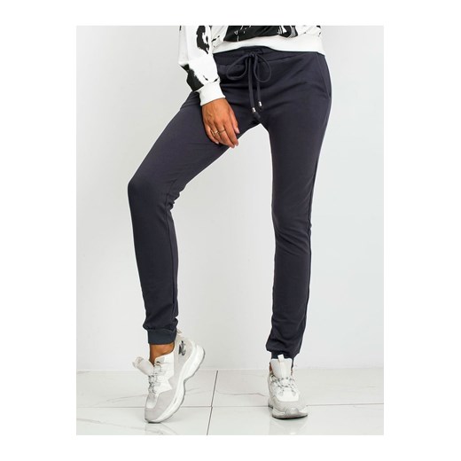 Spodnie dresowe damskie - grafitowe ze sklepu 5.10.15 w kategorii Spodnie damskie - zdjęcie 169697758