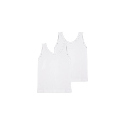 Dziewczęcy podkoszulek 2-pack biały ze sklepu 5.10.15 w kategorii Podkoszulki dziecięce - zdjęcie 169697925