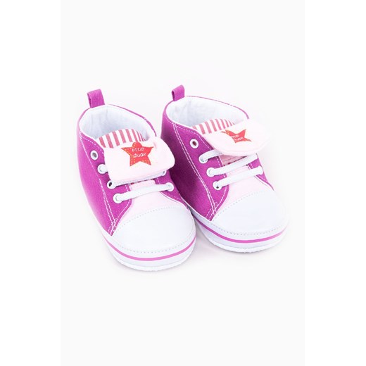 Różowe buciki niechodki dla niemowlaka z gwiazdką ze sklepu 5.10.15 w kategorii Buciki niemowlęce - zdjęcie 169698076