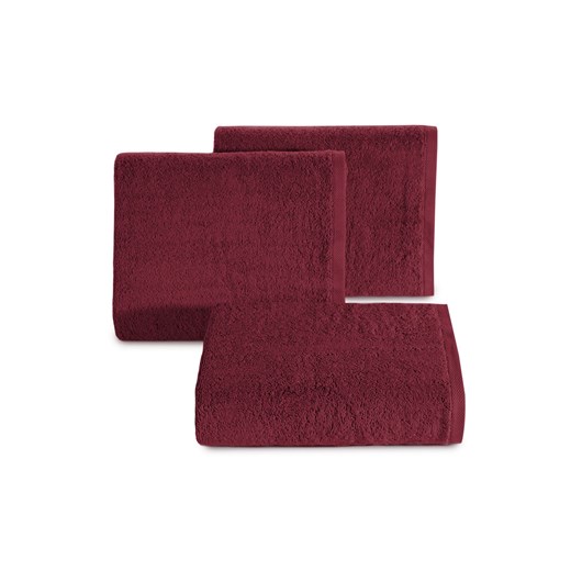 Ręcznik gładki bawełniany 70x140 cm bordowy Eurofirany 70x140 5.10.15