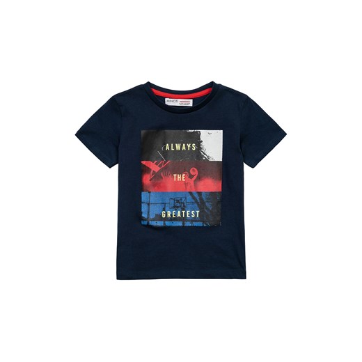 Bawełniany t-shirt z nadrukiem dla chłopca ze sklepu 5.10.15 w kategorii T-shirty chłopięce - zdjęcie 169698368