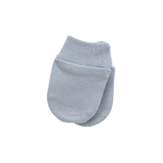 Bawełniane rękawiczki niedrapki błękitne dla niemowlaka- Hello! ze sklepu 5.10.15 w kategorii Rękawiczki dziecięce - zdjęcie 169698396
