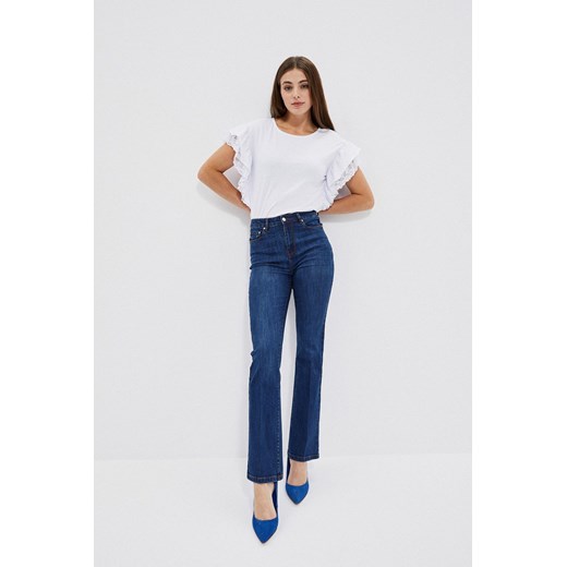 Spodnie jeansowe damskie typu dzwony ze sklepu 5.10.15 w kategorii Jeansy damskie - zdjęcie 169698557