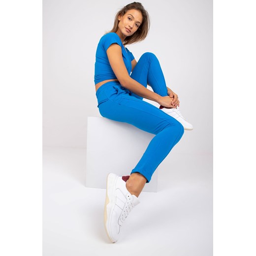 Niebieskie dresowe spodnie z kieszeniami Approachable Basic Feel Good XL 5.10.15