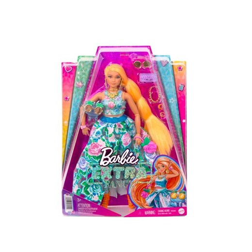 Lalka Barbie Extra Fancy sukienka w kwiaty ze sklepu 5.10.15 w kategorii Zabawki - zdjęcie 169699517