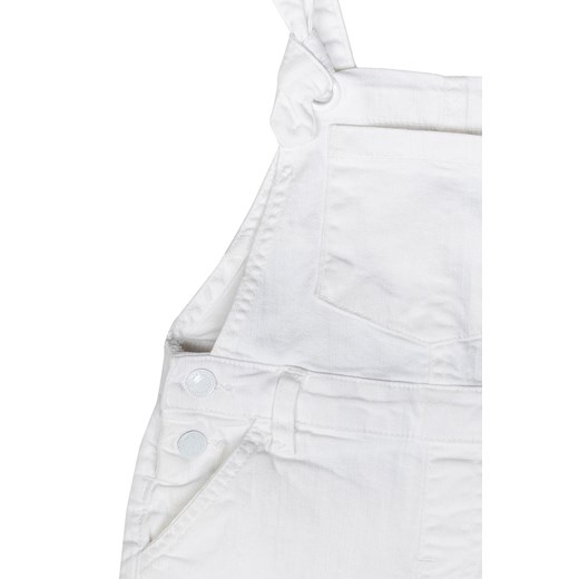 Ogrodniczki niemowlęce z białego jeansu z szortami dla dziewczynki Minoti 86/92 promocyjna cena 5.10.15