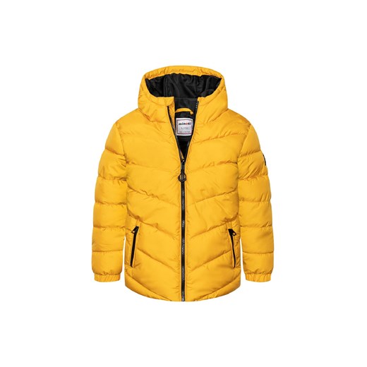 Kurtka zimowa dla niemowlaka żółta z kapturem ze sklepu 5.10.15 w kategorii Kombinezony i kurtki - zdjęcie 169699735