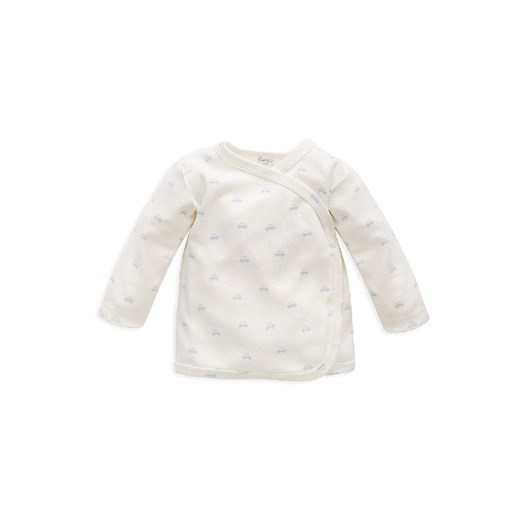 Kaftan wiązany niemowlęcy Lovely Day Babyblue- ecru ze sklepu 5.10.15 w kategorii Kaftaniki i bluzki - zdjęcie 169699867