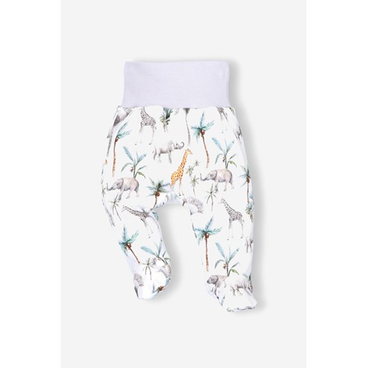Półśpiochy niemowlęce z bawełny organicznej dla chłopca ze sklepu 5.10.15 w kategorii Spodnie i półśpiochy - zdjęcie 169700268