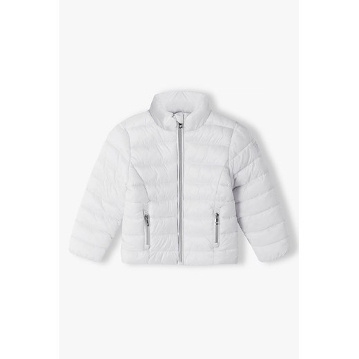 Biała kurtka przejściowa pikowana ze stójką niemowlęca ze sklepu 5.10.15 w kategorii Kombinezony i kurtki - zdjęcie 169700685