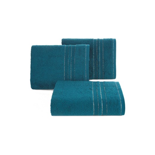 Ręcznik kąpielowy bawełniany Gala 50x90 cm turkusowy Eurofirany 50x90 5.10.15