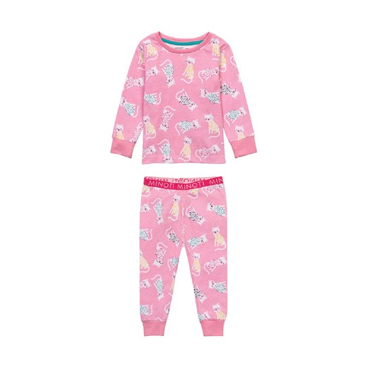 Różowa pidżama niemowlęca z długim rękawem- Kotki ze sklepu 5.10.15 w kategorii Piżamy dziecięce - zdjęcie 169700895