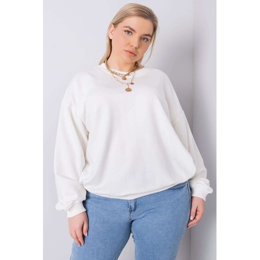 Ecru bluza plus size Mischa ze sklepu 5.10.15 w kategorii Bluzy damskie - zdjęcie 169701346