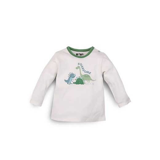 Bluzka niemowlęca z bawełny organicznej ecru ze sklepu 5.10.15 w kategorii Kaftaniki i bluzki - zdjęcie 169701375