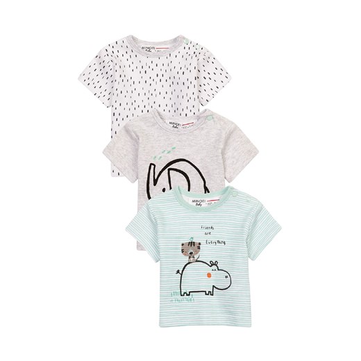 T-shirt niemowlęcy bawełniany 3-pak ze sklepu 5.10.15 w kategorii Koszulki niemowlęce - zdjęcie 169702508