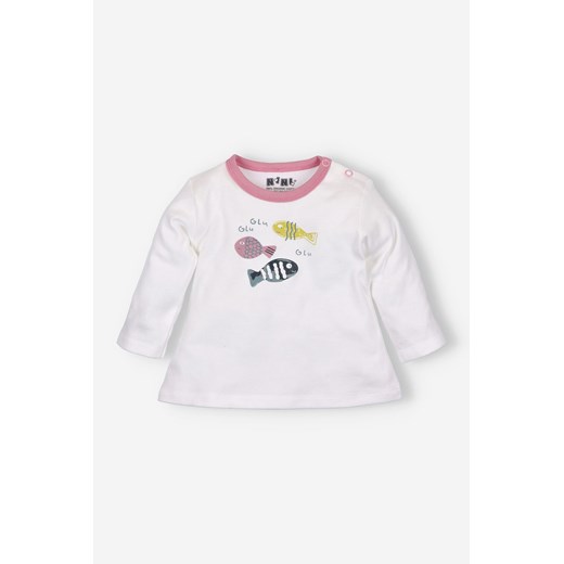 Bluzka niemowlęca z bawełny organicznej dla dziewczynki ze sklepu 5.10.15 w kategorii Kaftaniki i bluzki - zdjęcie 169702555