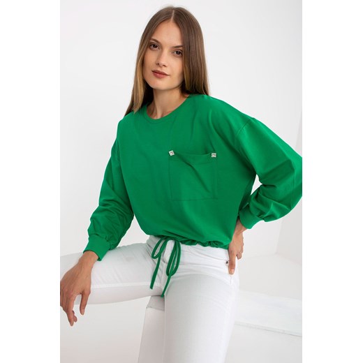 Zielona bluza bez kaptura z kieszenią RUE PARIS L/XL 5.10.15