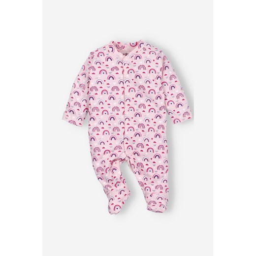 Pajac niemowlęcy z bawełny organicznej dla dziewczynki ze sklepu 5.10.15 w kategorii Pajacyki - zdjęcie 169702738