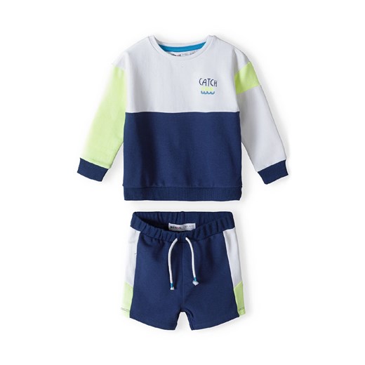 Komplet niemowlęcy dresowy- bluza + szorty ze sklepu 5.10.15 w kategorii Dresy dla niemowlaka - zdjęcie 169702907