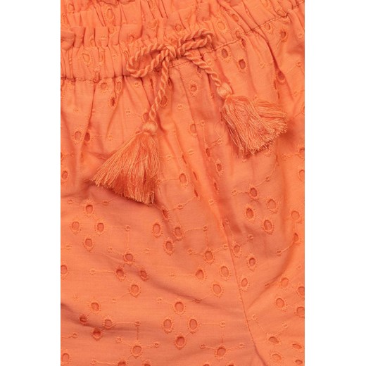 Szorty z haftem i elastyczną talią dla dziewczynki - pomarańczowe Minoti 116/122 okazyjna cena 5.10.15