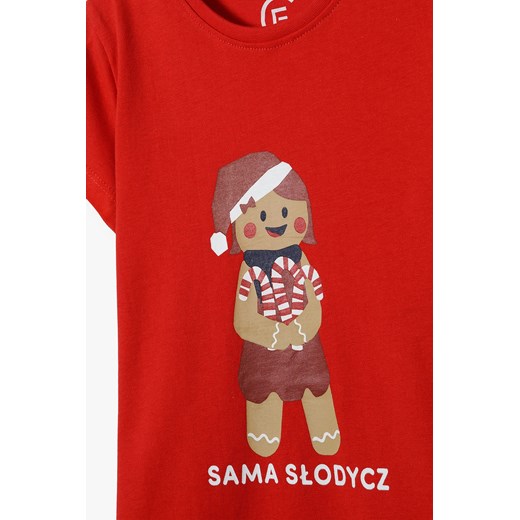Bawełniany tshirt z nadrukiem "Sama słodycz" dla dziewczynki Family Concept By 5.10.15. 110 5.10.15