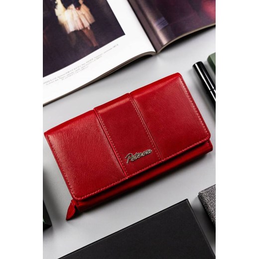 Duży, skórzany portfel damski na zatrzask — Peterson ze sklepu 5.10.15 w kategorii Portfele damskie - zdjęcie 169703669