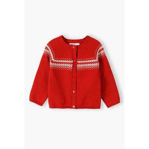 Sweter z motywem świątecznym - czerwony - 5.10.15. ze sklepu 5.10.15 w kategorii Bluzy i swetry - zdjęcie 169703687