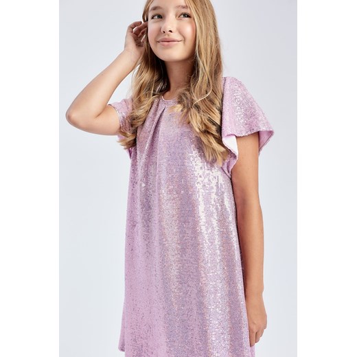 Elegancka sukienka z cekinami dla dziewczynki- Limited Edition ze sklepu 5.10.15 w kategorii Sukienki dziewczęce - zdjęcie 169703765