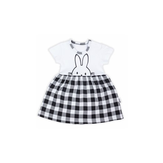 Bawełniana sukienka niemowlęca z kratkę ze sklepu 5.10.15 w kategorii Sukienki niemowlęce - zdjęcie 169704437