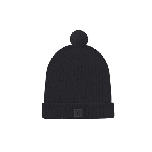 Chłopięca czapka zimowa z pomponem - czarna ze sklepu 5.10.15 w kategorii Czapki dziecięce - zdjęcie 169704685