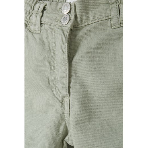 Spodnie typu bojówki z bawełny niemowlęce- oliwkowe Minoti 92/98 promocyjna cena 5.10.15