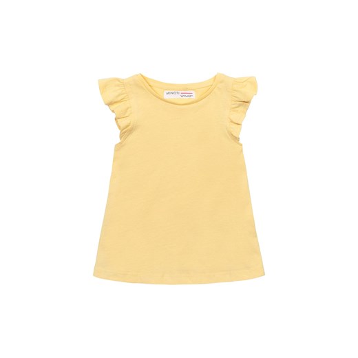 Żółta bluzka bawełniana dziewczęca z falbankami ze sklepu 5.10.15 w kategorii Bluzki dziewczęce - zdjęcie 169705258