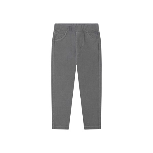 Szare spodnie typu jegginsy dla dziewczynki ze sklepu 5.10.15 w kategorii Spodnie dziewczęce - zdjęcie 169705659