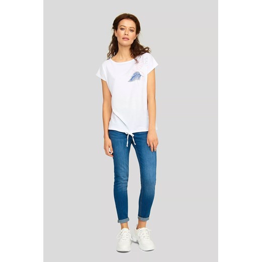 T-shirt damski z nadrukiem - biały Greenpoint 36 okazyjna cena 5.10.15
